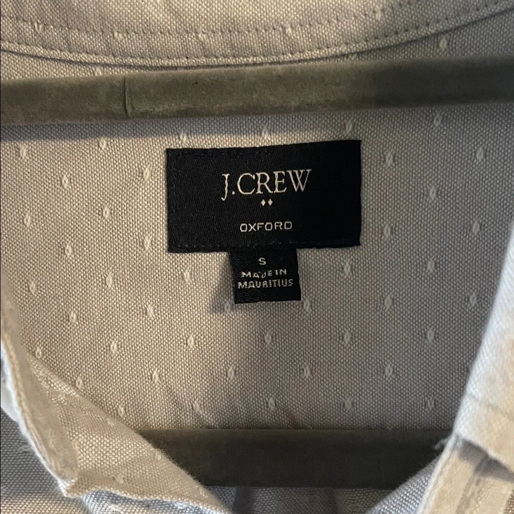 J. Crew Light Gray Button-Down Shirt